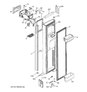 FREEZER DOOR Diagram and Parts List for GIE21LGTAFKB  General Electric Refrigerator