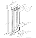 FRESH FOOD DOOR Diagram and Parts List for GIE21LGTAFKB  General Electric Refrigerator