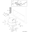 UNIT PARTS Diagram and Parts List for FCM20DTBWH  General Electric Freezer