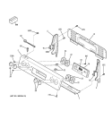 CONTROL PANEL Diagram and Parts List for JCBP65WK4WW  General Electric Range
