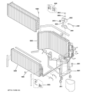 UNIT PARTS Diagram and Parts List for AZ28E09EABM3  General Electric Air Conditioner