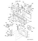 MOTOR & CHASSIS PARTS Diagram and Parts List for AZ28E09EACM3  General Electric Air Conditioner