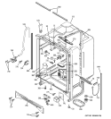 BODY PARTS Diagram and Parts List for GSD6700G00CC  General Electric Dishwasher