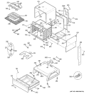 BODY PARTS Diagram and Parts List for JSP42CK4CC  General Electric Range