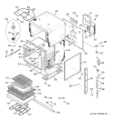 Part Location Diagram of WB25T10025 GE Lower Halogen Lamp