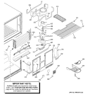 FREEZER SECTION Diagram and Parts List for GTS22JBPCRWW  General Electric Refrigerator