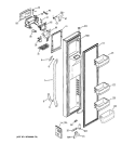 Part Location Diagram of WR55X10870 GE COMBINED HMI Assembly