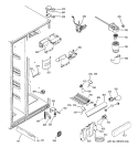 FRESH FOOD SECTION Diagram and Parts List for GCE23LGTAFBB  General Electric Refrigerator