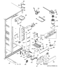 FRESH FOOD SECTION Diagram and Parts List for GIE21LGTAFBB  General Electric Refrigerator