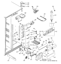 FRESH FOOD SECTION Diagram and Parts List for GSE25METACWW  General Electric Refrigerator