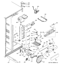 FRESH FOOD SECTION Diagram and Parts List for GSE25SETACSS  General Electric Refrigerator