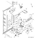 FRESH FOOD SECTION Diagram and Parts List for GSK25LGTACCC  General Electric Refrigerator