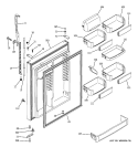 Part Location Diagram of WR71X10316 GE Fixed Shelf Module