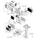 Part Location Diagram of WJ71X10077 GE HORIZONTAL LOUVER