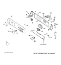 Part Location Diagram of WH42X10814 GE Backsplash - White
