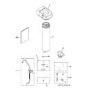WATER FILTER Diagram and Parts List for GX1S50F  General Electric Water Filter System