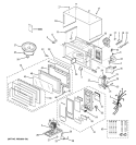 MICROWAVE Diagram and Parts List for JEM31SF02  General Electric Microwave