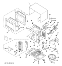 MICROWAVE Diagram and Parts List for JES1456BJ03  General Electric Microwave