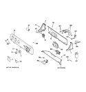 CONTROLS & BACKSPLASH Diagram and Parts List for WVSR1060G0WW  General Electric Washer