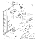 FRESH FOOD SECTION Diagram and Parts List for GCU21YETBFSS  General Electric Refrigerator
