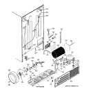 SEALED SYSTEM & MOTHER BOARD Diagram and Parts List for PCK23NHSDFWW  General Electric Refrigerator