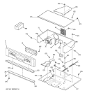 CONTROL PANEL & COOKTOP Diagram and Parts List for ZEK958BF6BB  General Electric Wall Oven