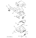 CUSTOM COOL Diagram and Parts List for PSK25NGSDCWW  General Electric Refrigerator