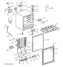 WINE COOLER Diagram and Parts List for GWR03AAMABB  General Electric Refrigerator