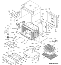 BODY PARTS Diagram and Parts List for JS998SK2SS  General Electric Microwave Oven Combo