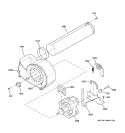 MOTOR Diagram and Parts List for DSXH47GG0WW  General Electric Dryer