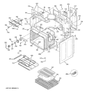 BODY PARTS Diagram and Parts List for JBP84SK1SS  General Electric Range