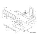CENTER SPACER Diagram and Parts List for ZET958SF4SS  General Electric Wall Oven