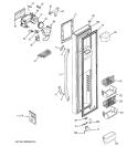 FREEZER DOOR Diagram and Parts List for GSS23LGTECC  General Electric Refrigerator