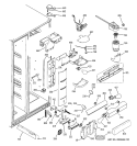 FRESH FOOD SECTION Diagram and Parts List for PSF23NGTECC  General Electric Refrigerator