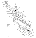 CONTROL PANEL Diagram and Parts List for JS998BK1BB  General Electric Microwave Oven Combo
