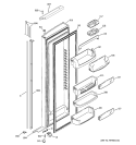 Part Location Diagram of WR12X10543 GE HANDLE Assembly TRIM FF BK