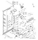 FRESH FOOD SECTION Diagram and Parts List for GIE21IETBFBB  General Electric Refrigerator