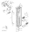 Part Location Diagram of WR17X12133 GE Dispenser Drip Tray