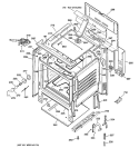 BODY PARTS Diagram and Parts List for RB790WK2WW  Hotpoint Range