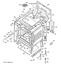 BODY PARTS Diagram and Parts List for RB790SH3SA  Hotpoint Range