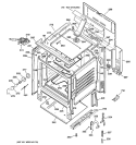 BODY PARTS Diagram and Parts List for RB787WH4WW  Hotpoint Range