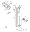 FREEZER DOOR Diagram and Parts List for GSS25LSTESS  General Electric Refrigerator