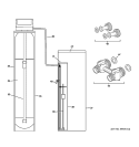 Part Location Diagram of WS02X10040 GE OVERFLOW FITTING