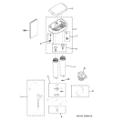 WATER FILTER Diagram and Parts List for GNSV70FBL01  General Electric Water Filter System