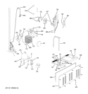 UNIT PARTS Diagram and Parts List for GTS18TCSBWW  General Electric Refrigerator