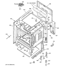 BODY PARTS Diagram and Parts List for JBP21BH4CT  General Electric Range