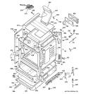 BODY PARTS Diagram and Parts List for JGBP26CEH5CC  General Electric Range
