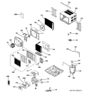 Part Location Diagram of WJ88X10179 GE Assembly CONDENSER