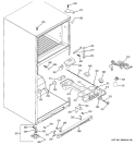 FRESH FOOD SECTION Diagram and Parts List for GTS18SBSMRSS  General Electric Refrigerator
