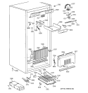 CABINET PARTS 2 Diagram and Parts List for ZIFS36NMBLH  General Electric Freezer